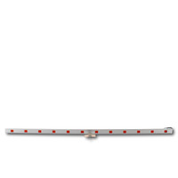 Hubbell 6' PlugTrak Aluminum Raceway 12-Outlet Isolated Ground 20A HBLALU24IG606