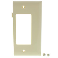 Pass and Seymour Semi-Jumbo Ivory Sectional End Decorator Unbreakable Wallplate Nylon Cover PJSE26-I