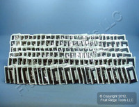 150 Leviton Brown Decora 1-Gang Residential Grade GFI GFCI Wallplate Plastic Covers 80401