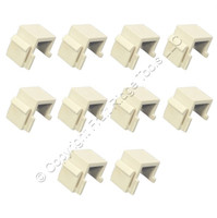 10 Cooper White Modular Wallplate Solid Blank One Port Filler Inserts 5550-5EW
