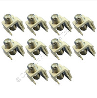 10 Cooper ASPIRE Desert Sand TV Video Connector FType Coaxial Cable Jacks 9555DS
