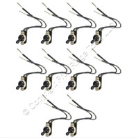 10 Leviton Plastic Bat Toggle Switch 8A ON/OFF Double Insulated Applications