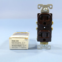 New Eagle Electric Brown COMMERCIAL Grade Outlet Receptacle NEMA 5-20R 20A CR20B