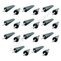 11 Pair Leviton Black Spare Duckbill Needlepoint Speaker Probe Tip Sets 49561-TIP