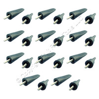 11 Pair Leviton Black Spare Duckbill Needlepoint Speaker Probe Tip Sets 49561-TIP