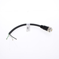 Hubbell 1ft Mini-Quick Connect Cord Pigtail Cable Male Plug 16/3 HPMS03101