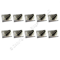 10 Multi-Track Steel Sliding Window Ventilation Lock Devices Surface-Fixed