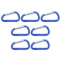 7 National Hardware Blue 2-3/8" Interlocking Spring Snaps 50-lbs TP3113BC N276-923