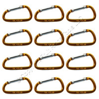 12 National Hardware Orange 2-3/8" Interlocking Spring Snaps 50-lb TP3113BC N276-923