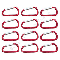 12 National Hardware Red 2-3/8" Interlocking Spring Snaps 50-lbs TP3113BC N276-923