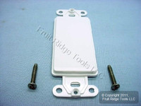 Leviton White Decora BLANK Wallplate Insert Filler GFCI GFI Cover 80414-W