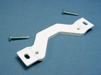 New Leviton White Plastic Yoke Mounting Strap for Custom Wallplate Configurations 404
