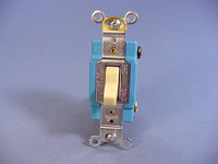 Cooper Ivory INDUSTRIAL Toggle Wall Light Switch Single Pole 15A 120/277V 1201V