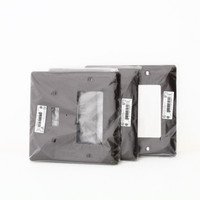 3 Hubbell Brown UNBREAKABLE Toggle Switch Decorator Covers GFCI Wallplate NP126