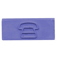 100PK Hubbell Purple Telephone ICON for netSELECT Communication Jacks IP100T