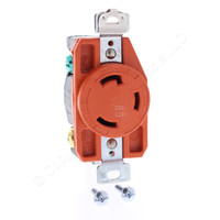 Eaton Orange Isolated Ground Locking Receptacle Outlet L5-30P 30A 125V AHIGL530R