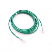 Hubbell Patch Cord Cat 5e Green 15 Ft LAN Ethernet Network Cable HC5EGN15