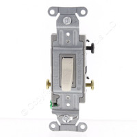 Bryant/Hubbell Lt Almond 3Way COMMERCIAL Grade Toggle Light Switch 20A CS320-BLA
