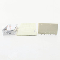 10 Hubbell "Office White" 4-Gang Blank Box Mount NYLON Covers Wallplate NP43OW