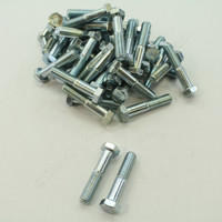 New 47-Pack Metallics 1/2"-13 & 2-1/2" Hex Head Bolts Zinc Plated JBHC34