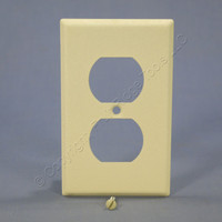 Mulberry Ivory Wrinkle STANDARD 1-Gang Painted Metal Receptacle Wallplate Duplex Outlet Cover 99101