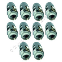 10 Leviton Candelabra Base Lampholders Light Socket Hickey Mount 75W 125V 10027