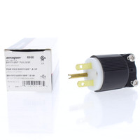 Cooper Straight Blade Safety Grip Nylon Dead-Front Connector Plug NEMA 6-15P 15A 250V 6666