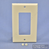 Leviton Light Almond UNBREAKABLE Decora Wallplate GFCI GFI Nylon Cover 80401-NT