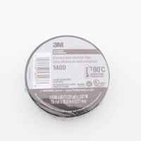 3M Black Vinyl Electrical Tape 1400 Economy 3/4"x 60ft