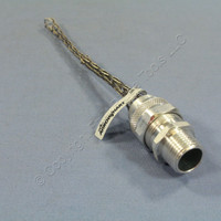 Cooper/Arrow Hart Male Strain Relief Cable Cord Grip 1/2" NPT .375-.500" DC100375