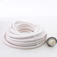 Hubbell White Marine Locking Shore Cord 65Ft Extension 32A 230V 10AWG HBL332W65