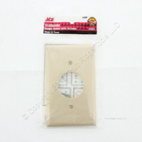ACE- WHITE 1G Single Outlet Wallplate
