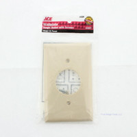 ACE- WHITE 1G Single Outlet Wallplate