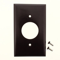 Ace - Brown 1 Gang Outlet Opening Standard Plastic Wallplate