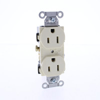 Hubbell Almond Commercial Duplex Receptacle Outlet 5-15R 15A 125V CR15AL