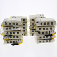 20 Hubbell Ivory 4-Port Data Voice Keystone Housings Surface Mount Box ISB4EI