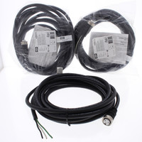 3 Hubbell 20' Mini-Quick Female Plug Straight Cables #16/3 AWG STOOW HCMS03120