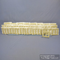 50 Leviton Decora Ivory GFCI & Receptacle Wallplate Outlet GFI Covers 80455-I