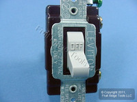 Leviton Gray COMMERCIAL Toggle Wall Light Single Pole Switch 20A Bulk CS120-2GY