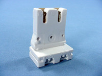 Leviton Fluorescent Lamp Holder T-8 T-12 Light Socket G13 Base T8 T12 Medium Bi-Pin Low Profile 13150-UR5