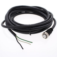 Hubbell 20' Mini-Quick Female Plug Straight Cable #16/3 AWG STOOW R/A HCMS03120