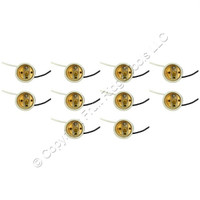 10 Leviton Unglazed Porcelain Lampholders Incandescent Fixture 660W 250V 8052