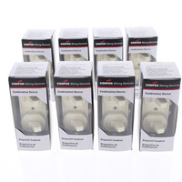 8-Pack Cooper Almond DOUBLE Wall Toggle Light Switch Duplex 15A Single Pole 3-Way 275A