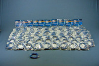 100 Leviton Blue Cat 5 3' Ethernet LAN Patch Cords Network Data Cables Cat5 52455-3BL