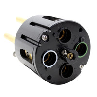 Hubbell IN4100CMS Replacement Core for 4-Wire 100A Pin & Sleeve w/Plug Center Pin