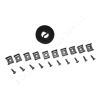 10PK Hubbell HVSCTR 8" Saddle Cable Ties Cord Management 12-24 Thread HVSCTR