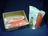 3 Leviton Orange 17 Series Male Cam-Type Plugs Dual Set Screw 690A 600V 17D22-O
