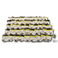 50 Hubbell "Telco Ivory" 1-Port Data Keystone Housings Surface Mount Box ISB1TI