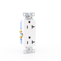 Eaton White Tamper Resistant Duplex Receptacle Outlet NEMA 5-20R 20A TR1307W