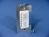 Leviton White Decora Full Range Dimmer Switch Fluorescent MicroDim 3W 120VAC 10681-W